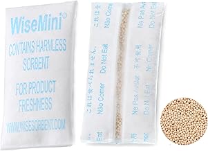 Sponsored Ad - Wisesorb 2 Gram Molecular Sieve Packets, 100 Pack Tyvek Dessicant Packets, Dessicant Packs, Moisture Absorb...