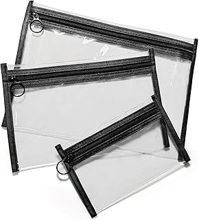 Bolsas de maquillaje transparentes, paquete d...