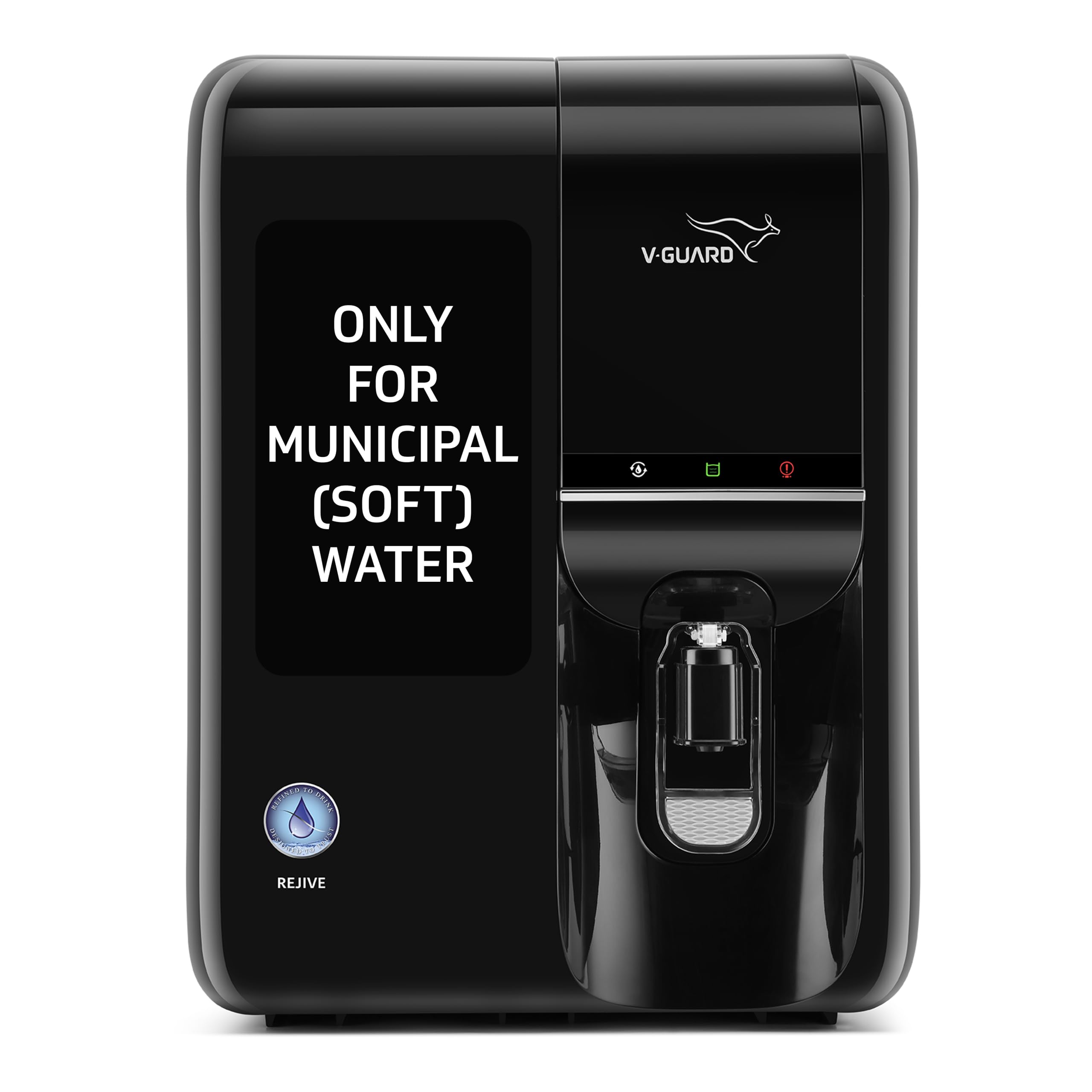 V-Guard Rejive UV UF Water Purifier, Stainless Steel Tank, Free Service Benefits Worth Rs.1,400, 5 Litre, Blue Black (Not Suitable for tanker or borewell water) (B0B5RM4YY4) Amazon Price History, Amazon Price Tracker