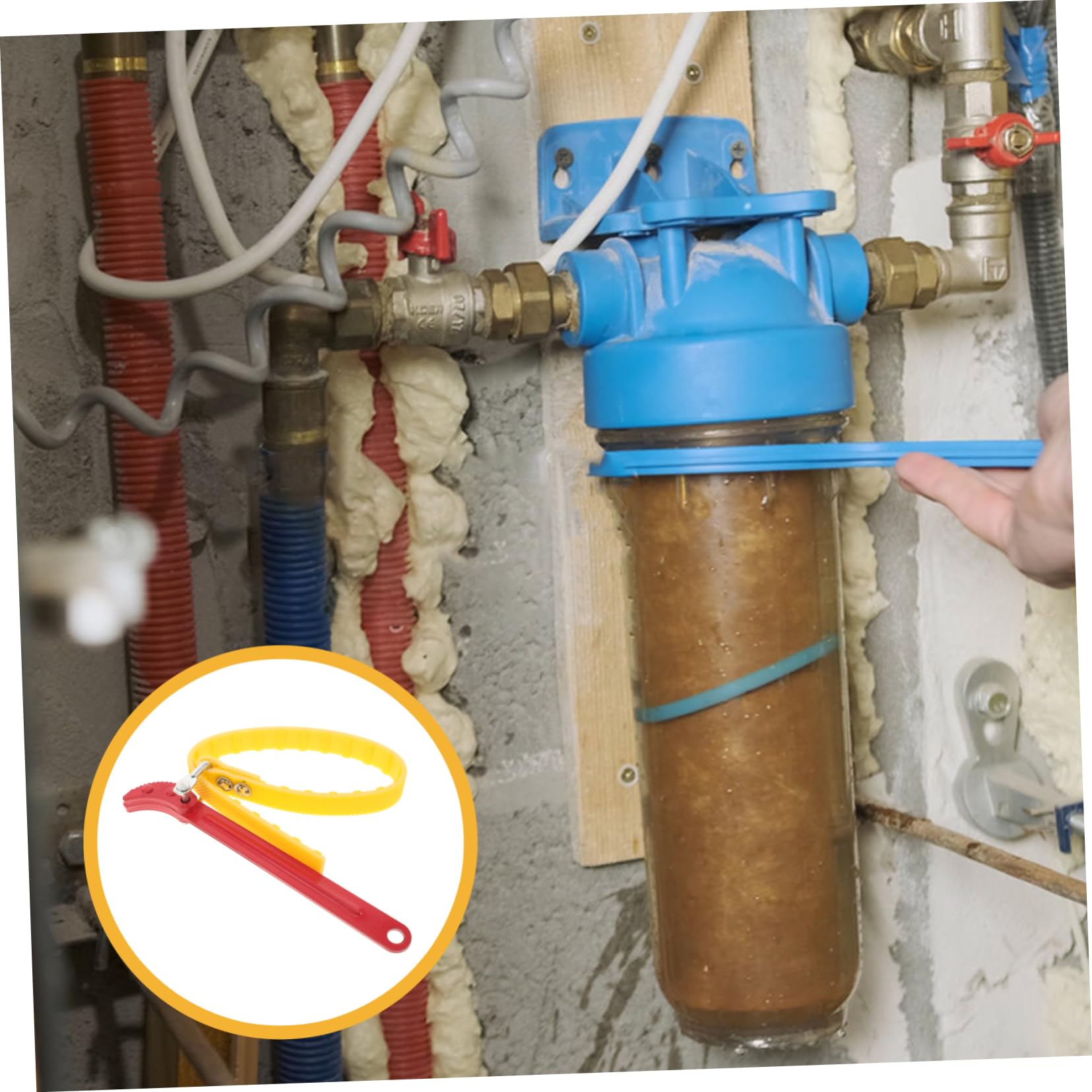 Lisle Swivel Grip Fuel/Oil Filter Wrench #54400 Range from 2-3/8