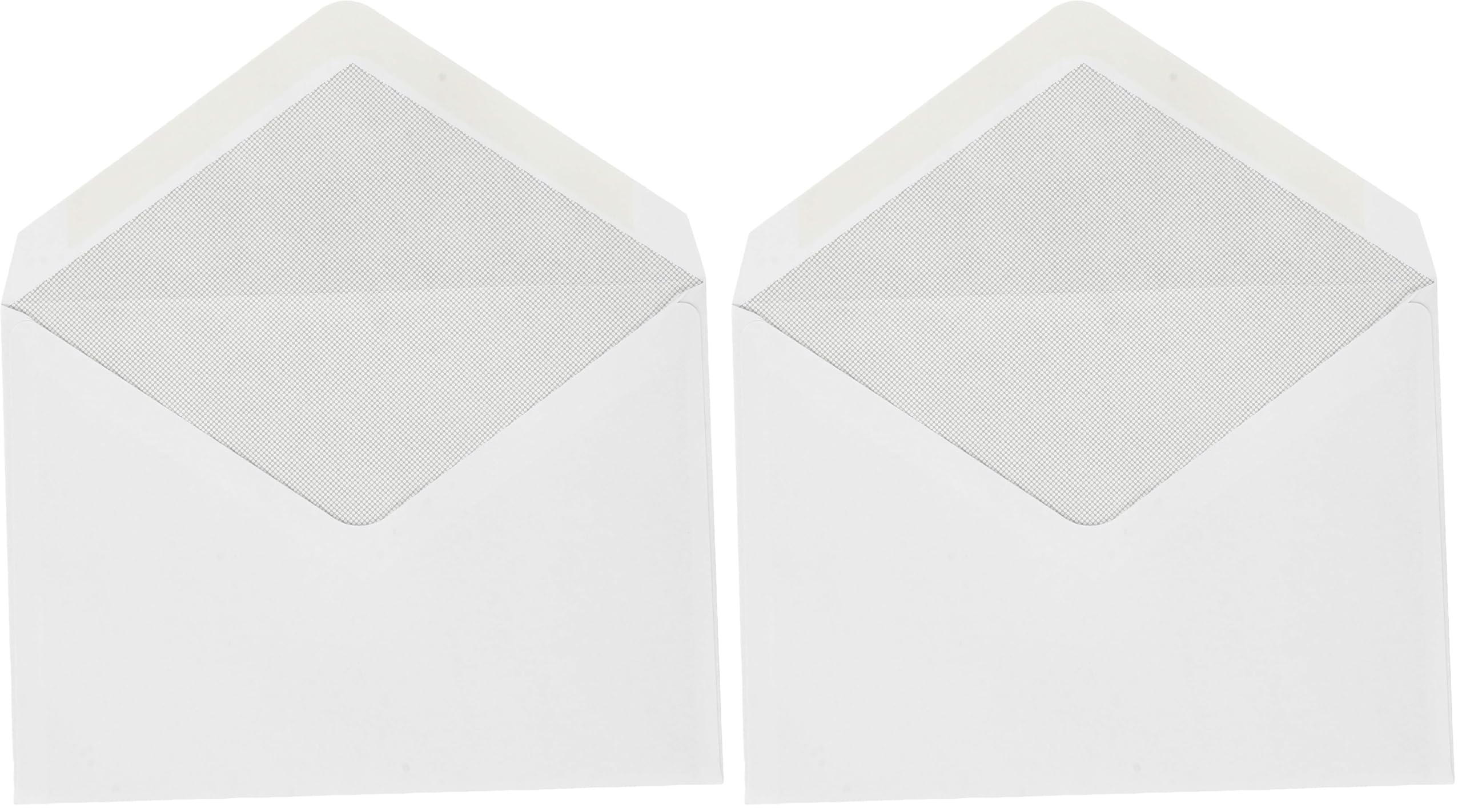 Boîte de 500 enveloppes blanches C6 114x162 80 g/m² gommées (Lot de 2)