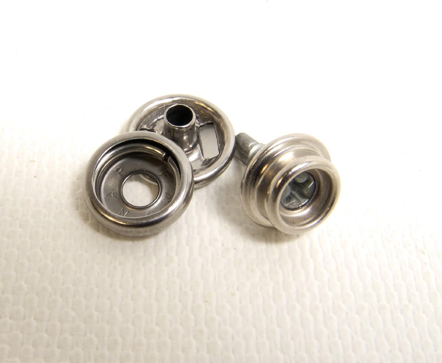 Fasnap Snap Cap & Socket, 100% Stainless Steel w/ 1/2" Inch #8 Drill Point Self Drilling Screw Stud 32 Piece Set - Shipped from The USA!