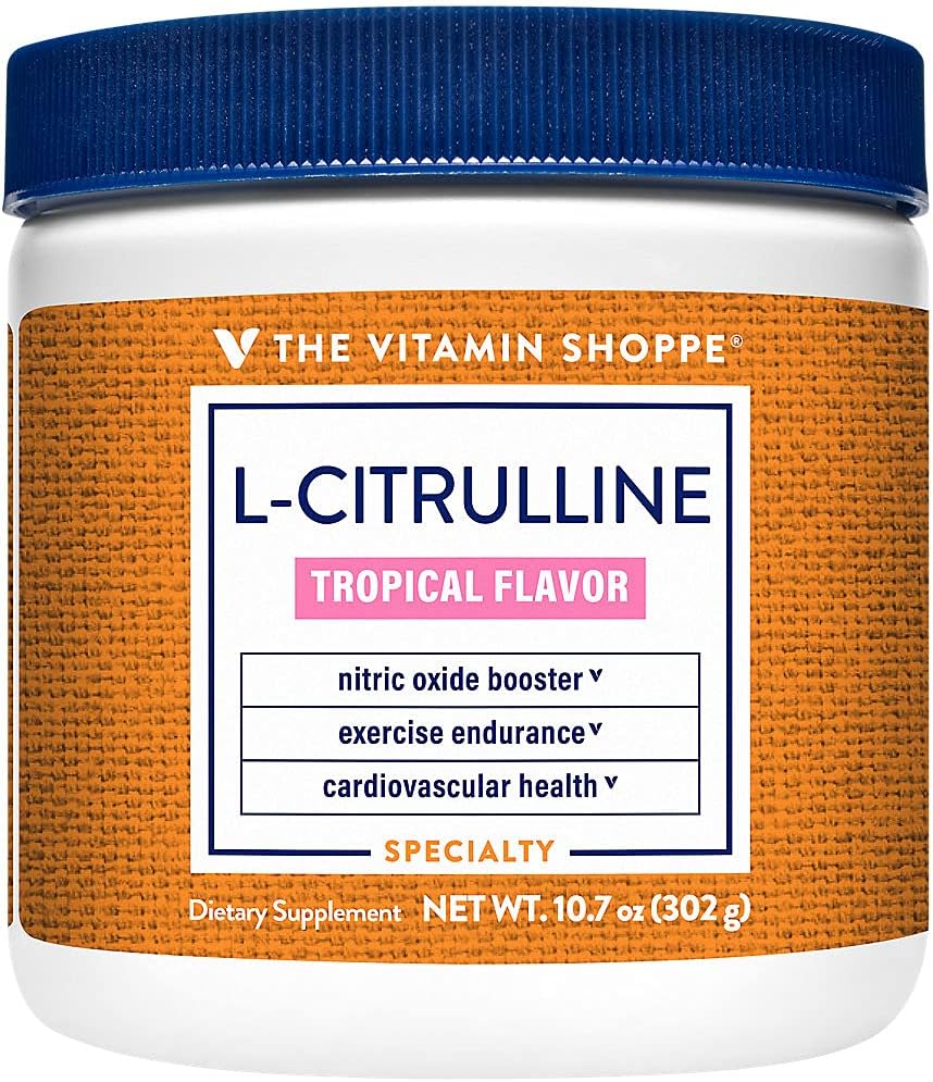 The Vitamin Shoppe L-Citrulline Free-Form Amino Acid Nitric Oxide