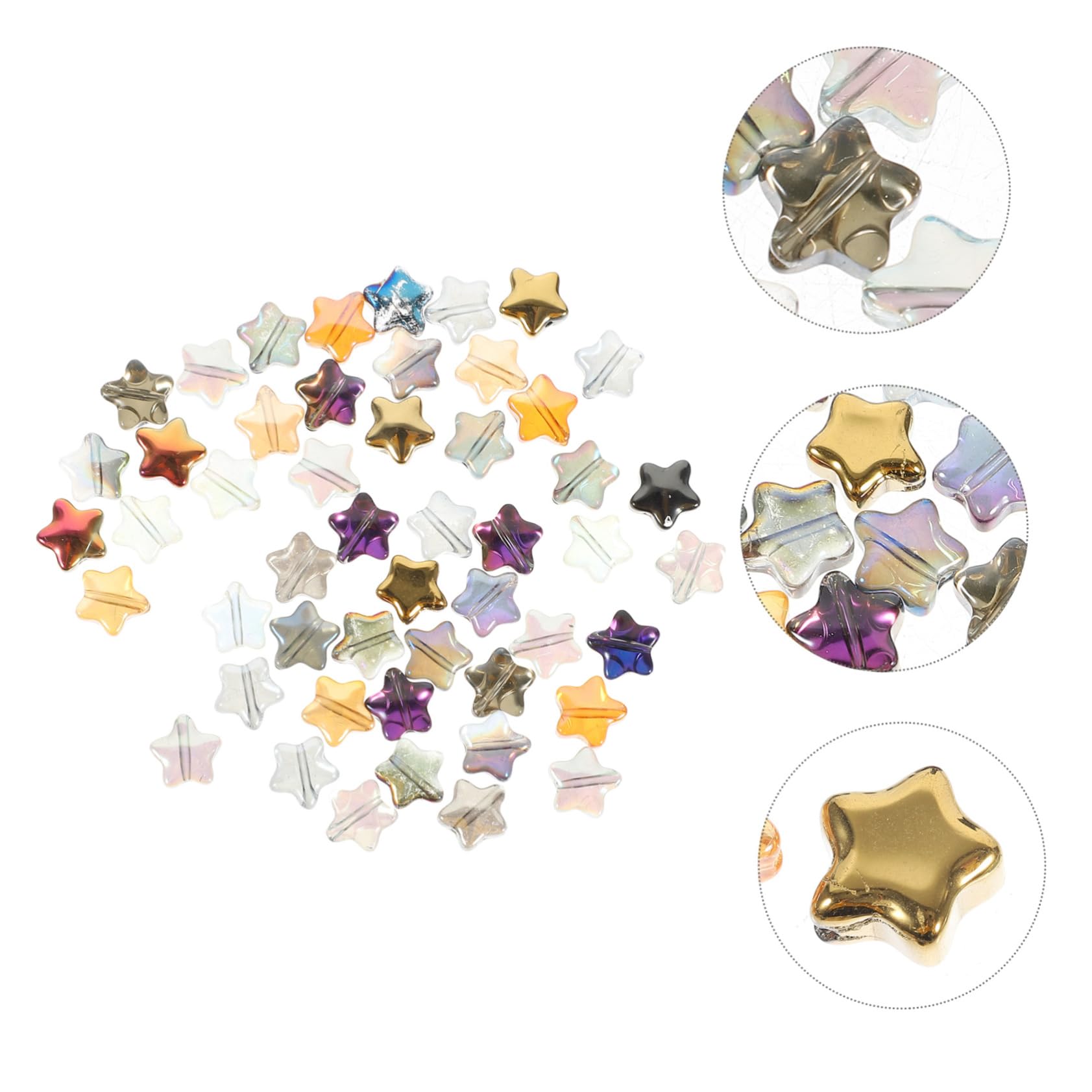 EXCEART 3 Set Perline Per Gioielli Fai Da Te Gioielli Che Fanno Perline Tallone Numero Perle Per La Produzione Di Perle Di Fabbricazione Forniture Bicchiere 200 Pezzi*3