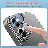 Vista 4 de Paquete de 2X2 Protector de Lente de Cámara para iPhone 17, iPhone 16 Plus/ 16 Protector de Pantalla de Lente de Vidrio Templado Cubierta de Cámara