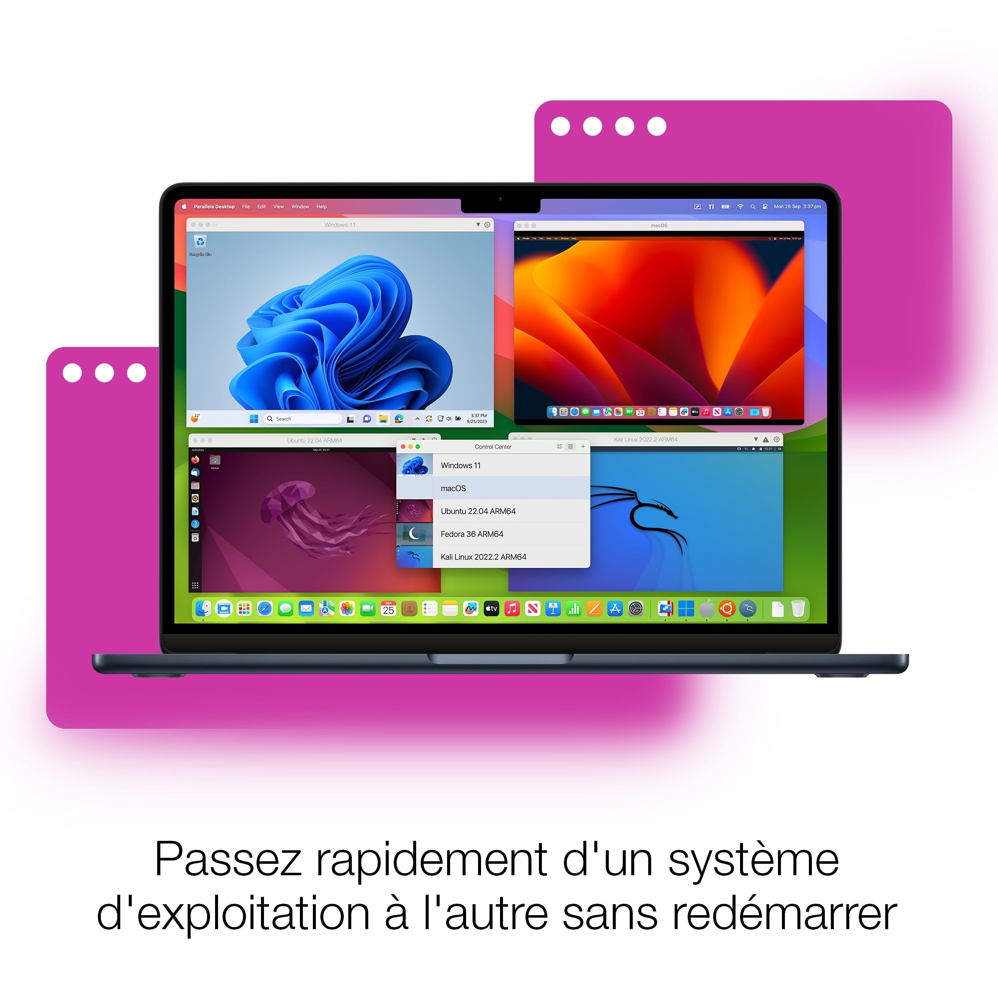 Parallels Desktop 20 | Logiciel de machine virtuelle pour exécuter Winows sur Mac | Perpetuelle | 1 Appareil | Mac | Téléchargement