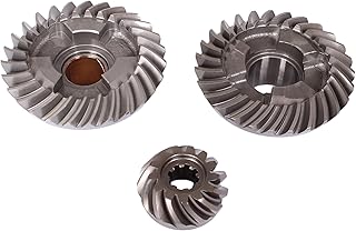 Outboard Engine 6E7-45551-00 Pinion & 6E7-45560-00/01 Forward & 6E7-45570/45571-00 Reverse Gear Set for Yamaha 9.9HP 15HP 20HP 6AH Boat Motor