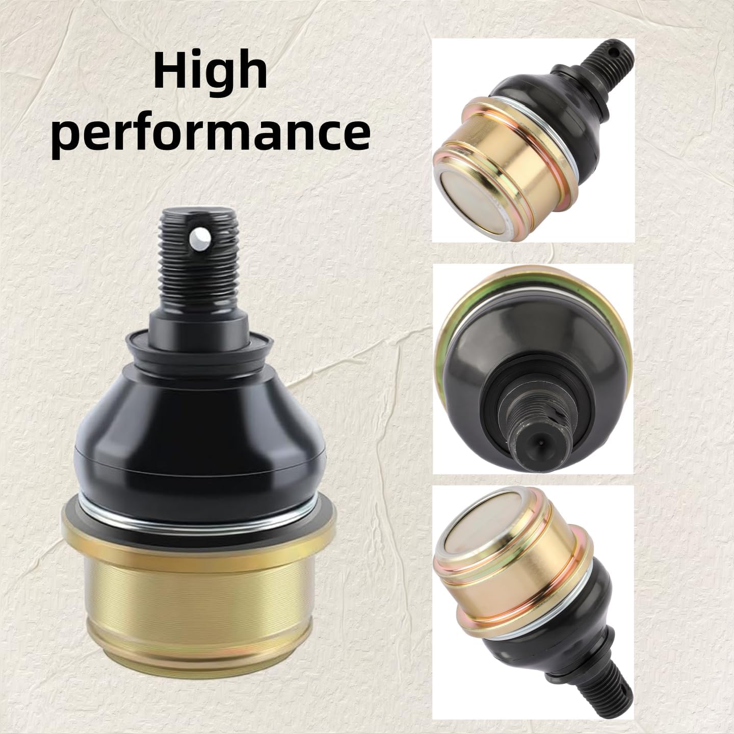 4Pcs TRX420 Upper/Lower Ball Joint Compatible with Honda TRX 420 450 500 650 680 Rancher Rincon Foreman Rubicon, TRX420 TRX450 TRX500 TRX520 TRX680 1998-2017, Replaces 51375-HP5-601