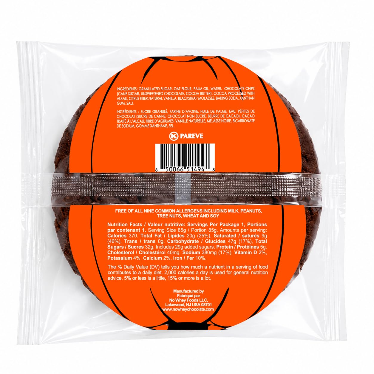 Double Chocolate Chip Cookie, 3 PK - Vegan, Dairy Free, Allergy Friendly image 3