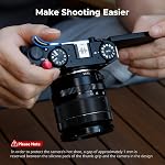 SmallRig Thumb Grip with Hot Shoe Cover for FUJIFILM X-M5 (Silver) - 4877