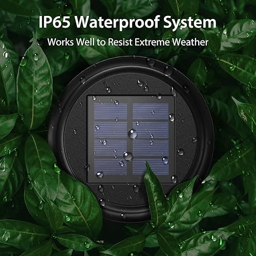 Miniatura 7 de XMCOSY+ Luces solares para camino, paquete de 6 luces solares para exteriores, encendidoapagado automático IP65, luces solares para exteriores,