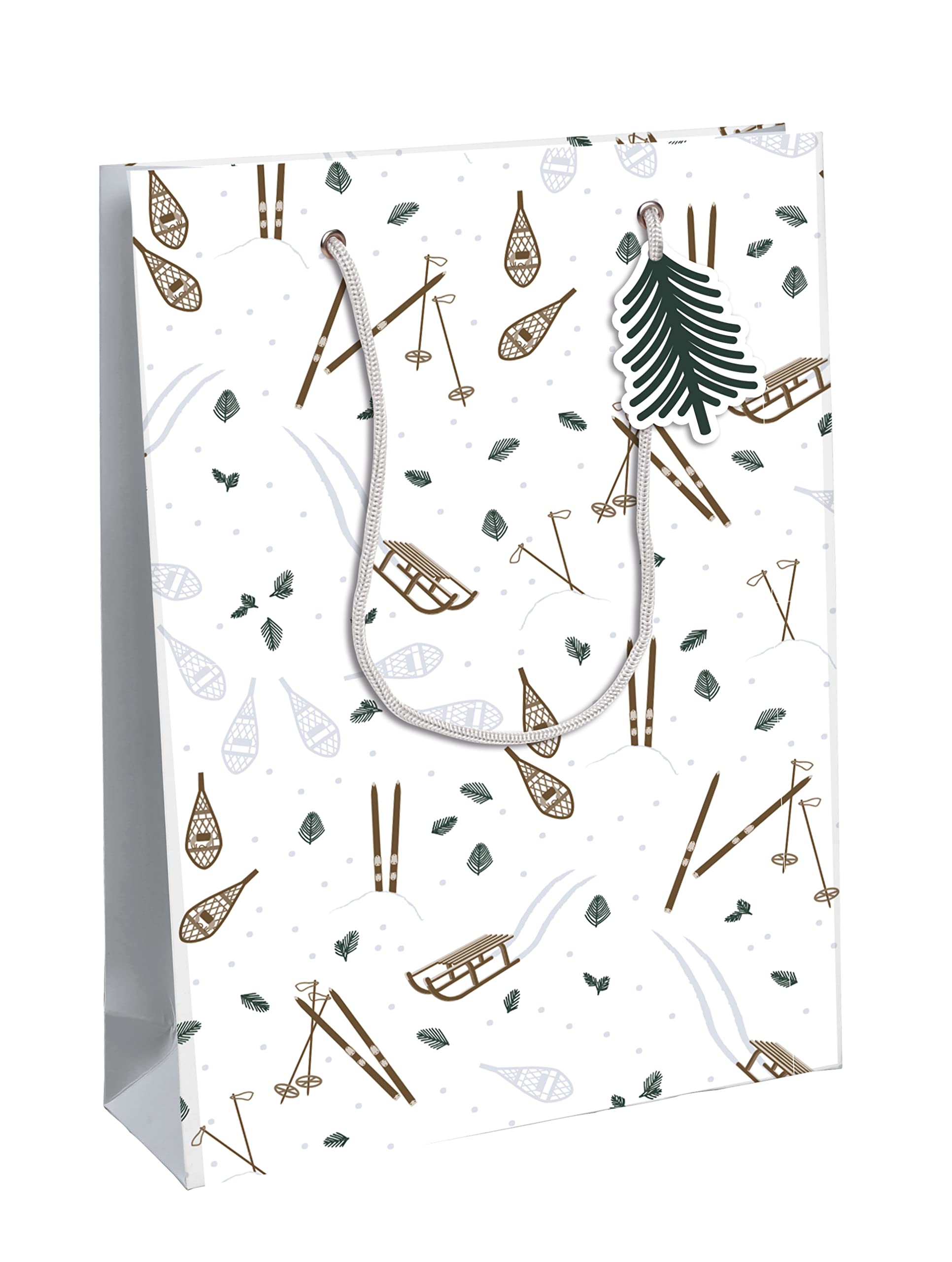 Eurowrap - X-29133-2C - Un Sac Cadeau Noël - Grand Format 26