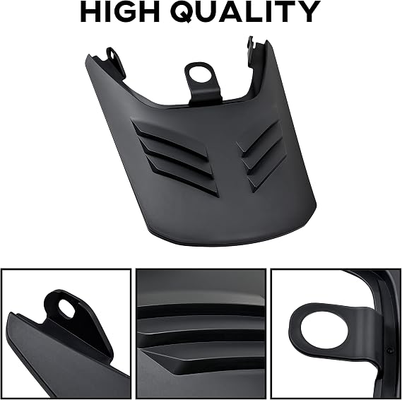 Rear Fender Extension for Sportster S 1250 RH1250 2021-2023 | Black Rear Mudguard, Splash Guard, ABS Plastic, Weather Resistant, Impact Resistance, Durable, Lightweight, Easy to Install