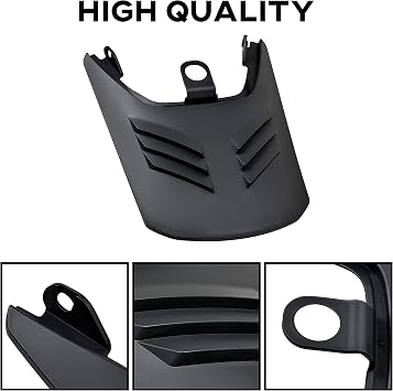Rear Fender Extension for Sportster S 1250 RH1250 2021-2023 | Black Rear Mudguard, Splash Guard, ABS Plastic, Weather Resistant, Impact Resistance, Durable, Lightweight, Easy to Install