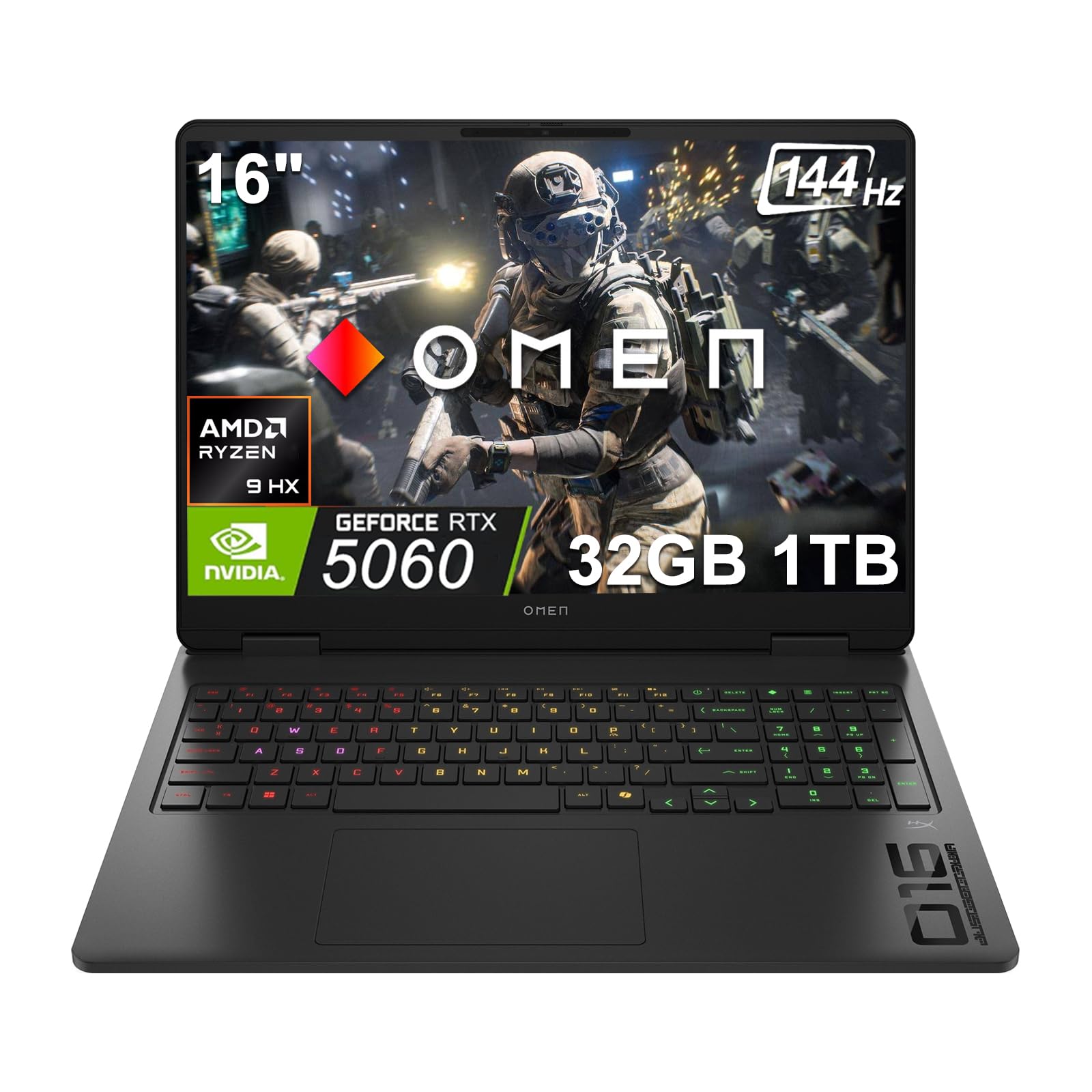 Amazon.com: HP OMEN 16 Slim Gaming Laptop (NVIDIA RTX 5060 8GB
