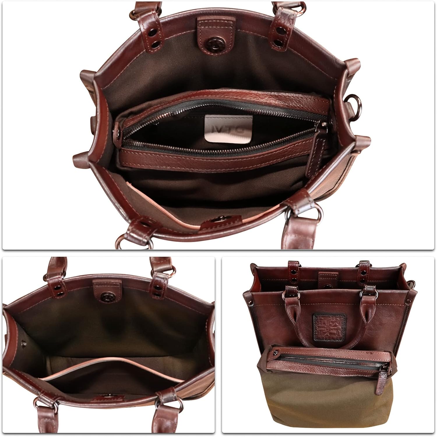 Genuine Leather Handbags for Women Vintage Real Leather Fashion Tote Bag Shoulder Bag Crossbody Bag Satchel Purse