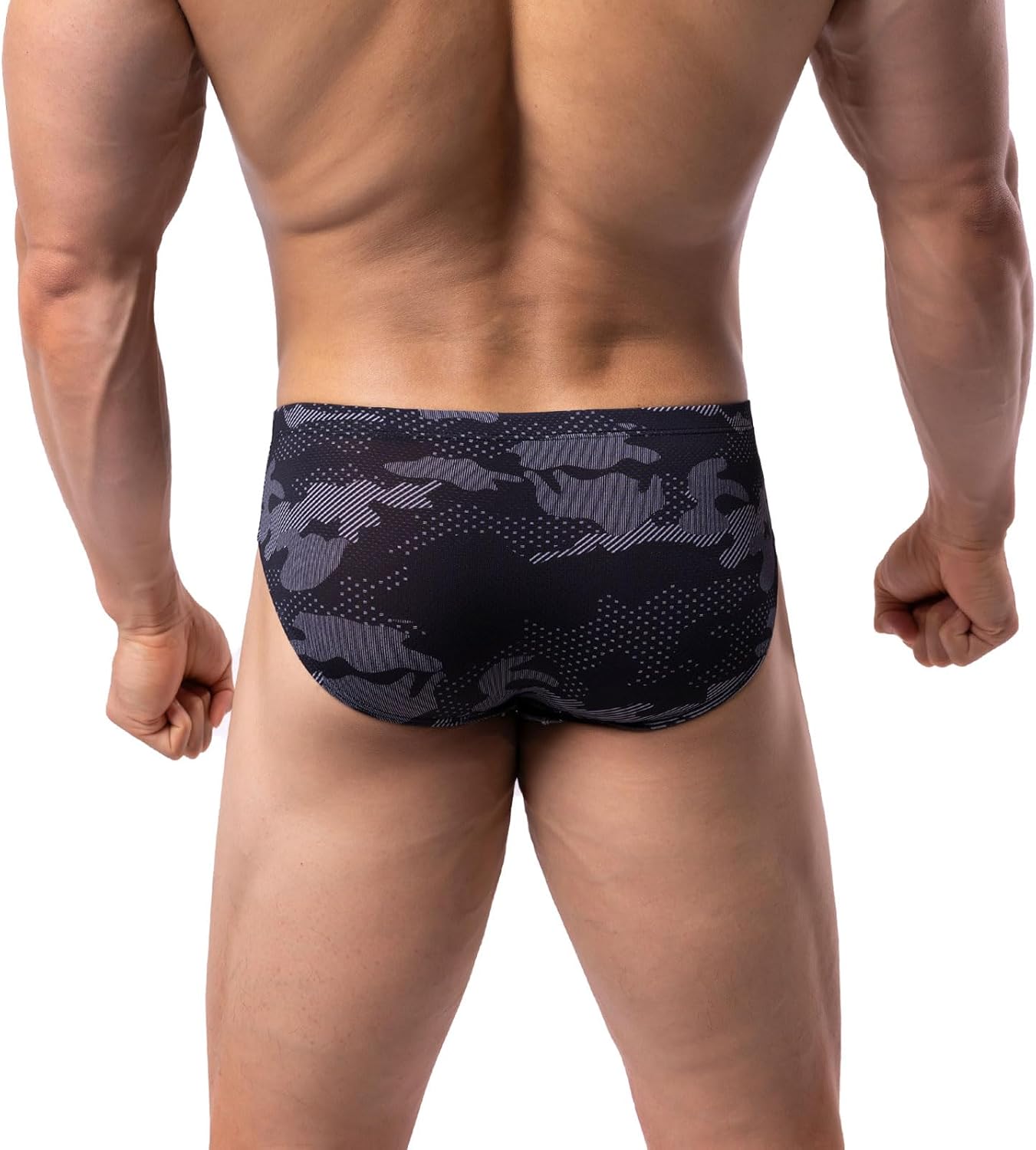 Summer Code Mens Bikini Briefs Bulge Pouch Underwear Breathable Stretch Micro Mesh Briefs Undies Low Rise Underpants - Image 7