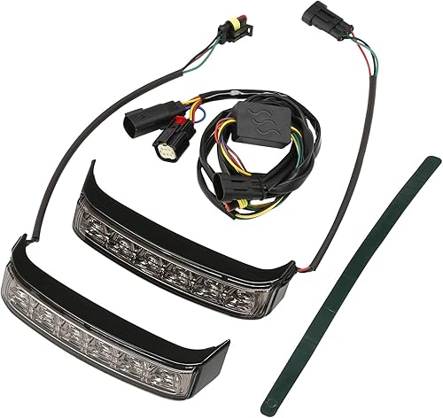 TCT-MOTORPARTS Bolsas LED para alforjas con luz de giro de freno para Harley Electra Road Glide FLHTCU FLHTK FLHTCUL, FLHTKL, FLTRU FLHTKSE FLTRUSE