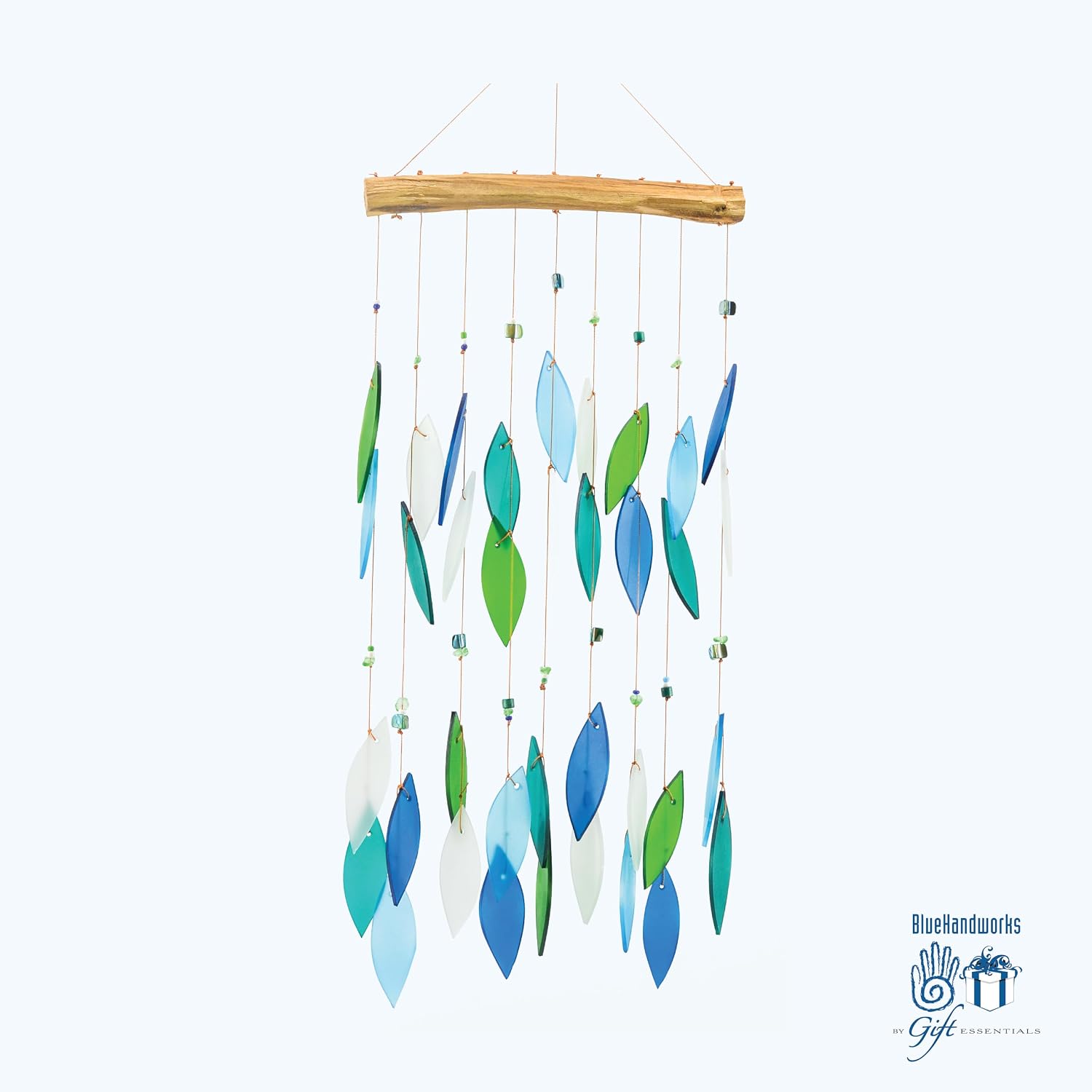 Beaded Glass Chime (Ocean Blues)