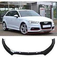 Front Bumper Lip, Fit for Audi A3 S-line/S3 2014-2016