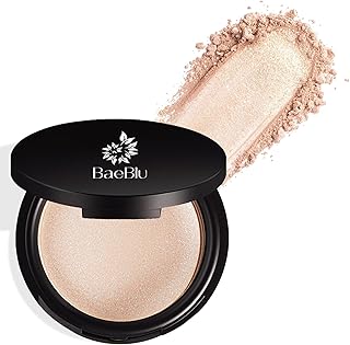 Resaltador orgánico en polvo de maquillaje, p...