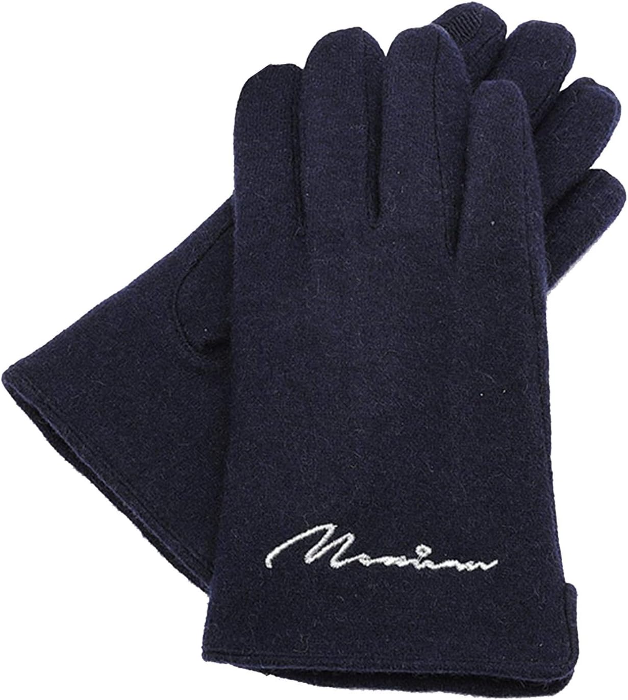 Gloves Winter Warm Gloves, Windproof Full-Finger Sports Gloves, Biking, Driving, Camping, Hiking (Color : Blue)