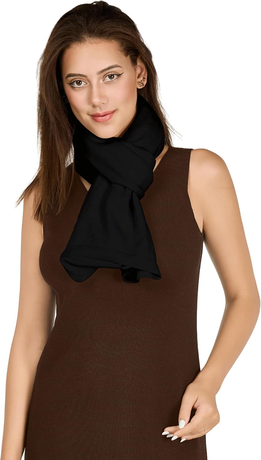 VENVSBEE Shawl Wraps For Women Soft Wrap Sweater Knitted Shawl Scarf With Sleeves