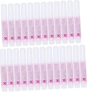 False Nail Glue 2g round Bottle 25pcs Fast Drying Adhesive | 3d Glue, Manicure Glue for Nail Art Salon Use and Diy, Quick Bonding Long Lasting
