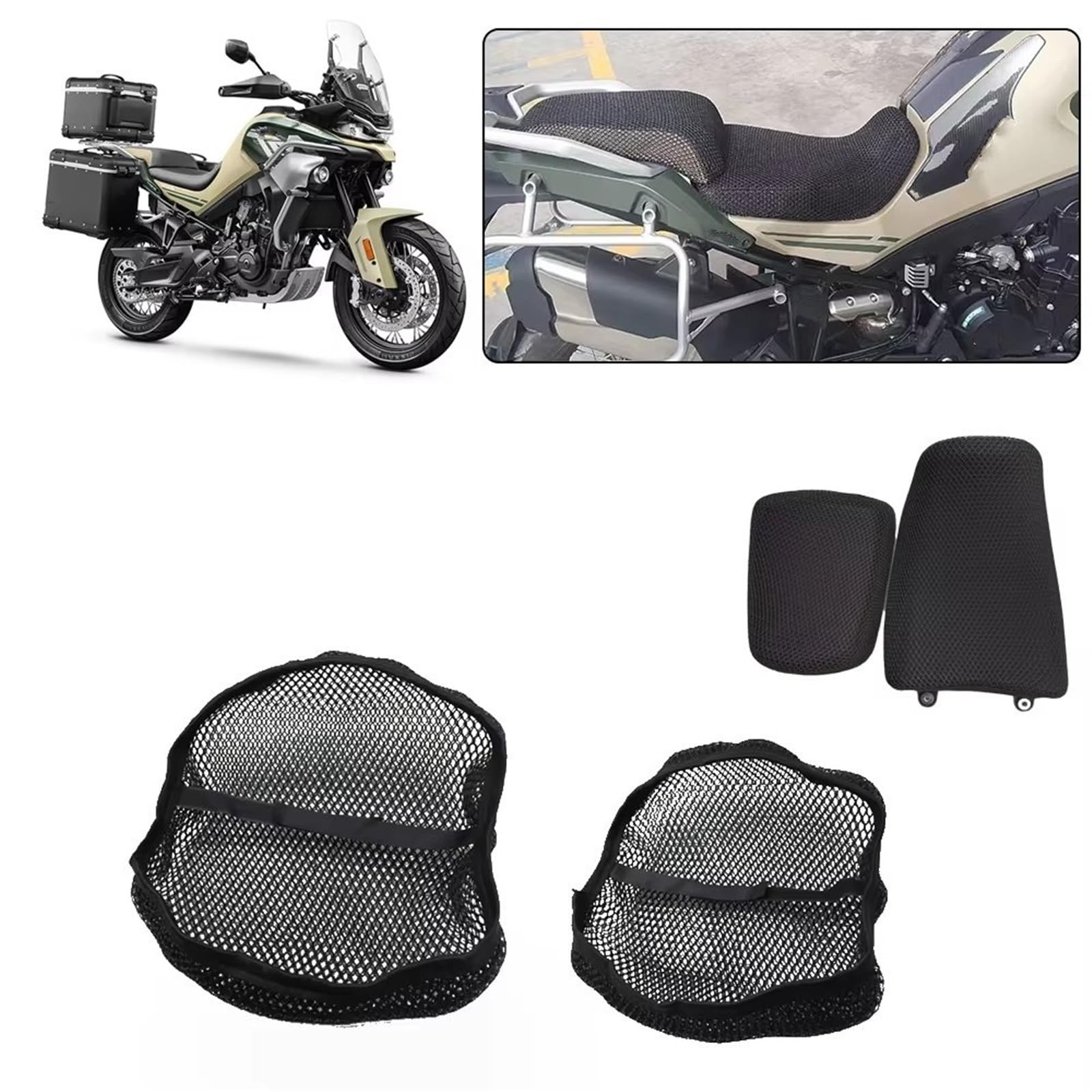 Moto Copri Sedili Per CFMOTO 450SR SR450 250SR SR250 Coprisedile per moto Elastico Moto Traspirante Resistente al calore Protezione antiscivolo