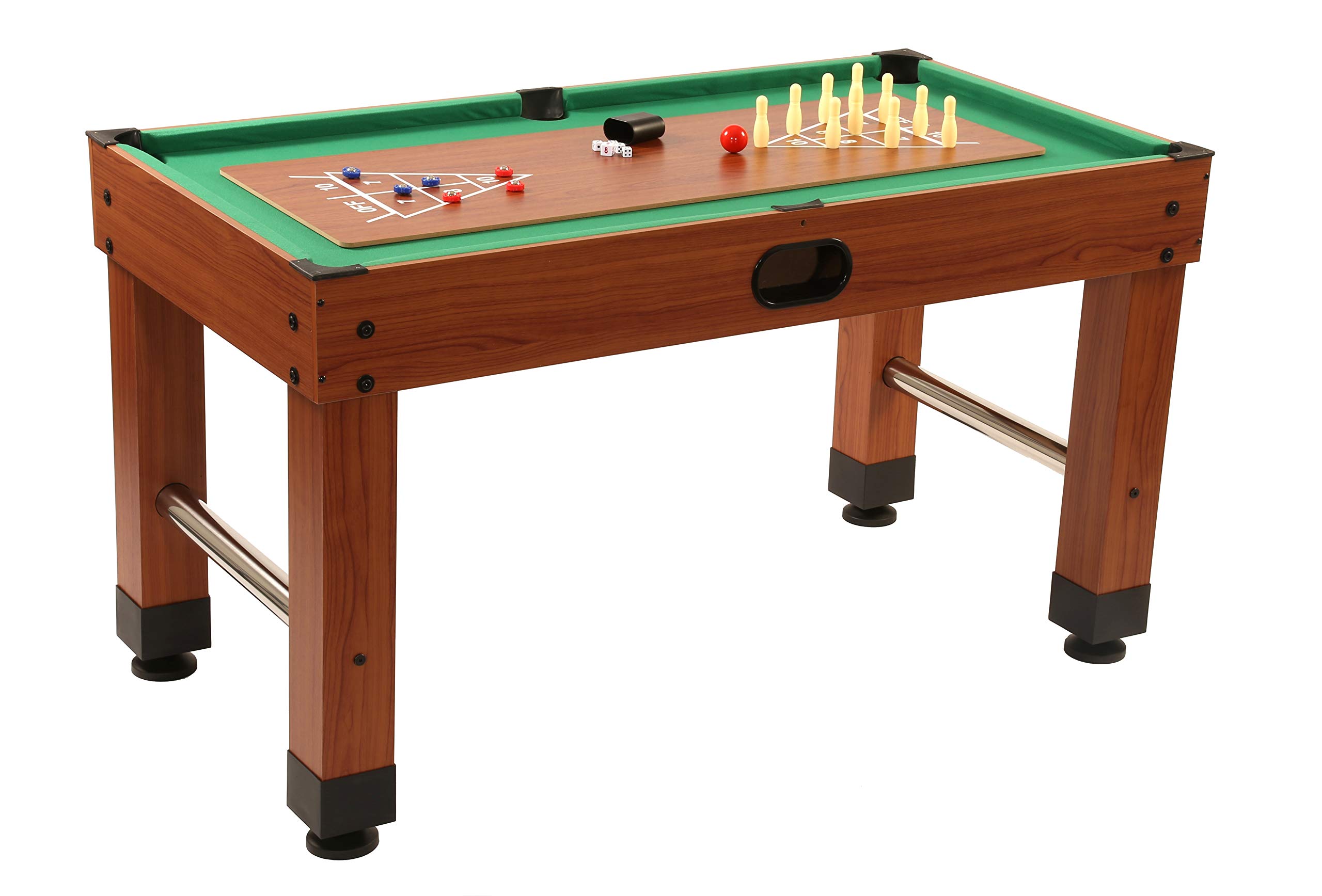 Bandito Kicker Multigame 9in1 (ST) inkl. Zubehör, Multifunktionstisch; Kicker, Billard, Speedhockey und weitere