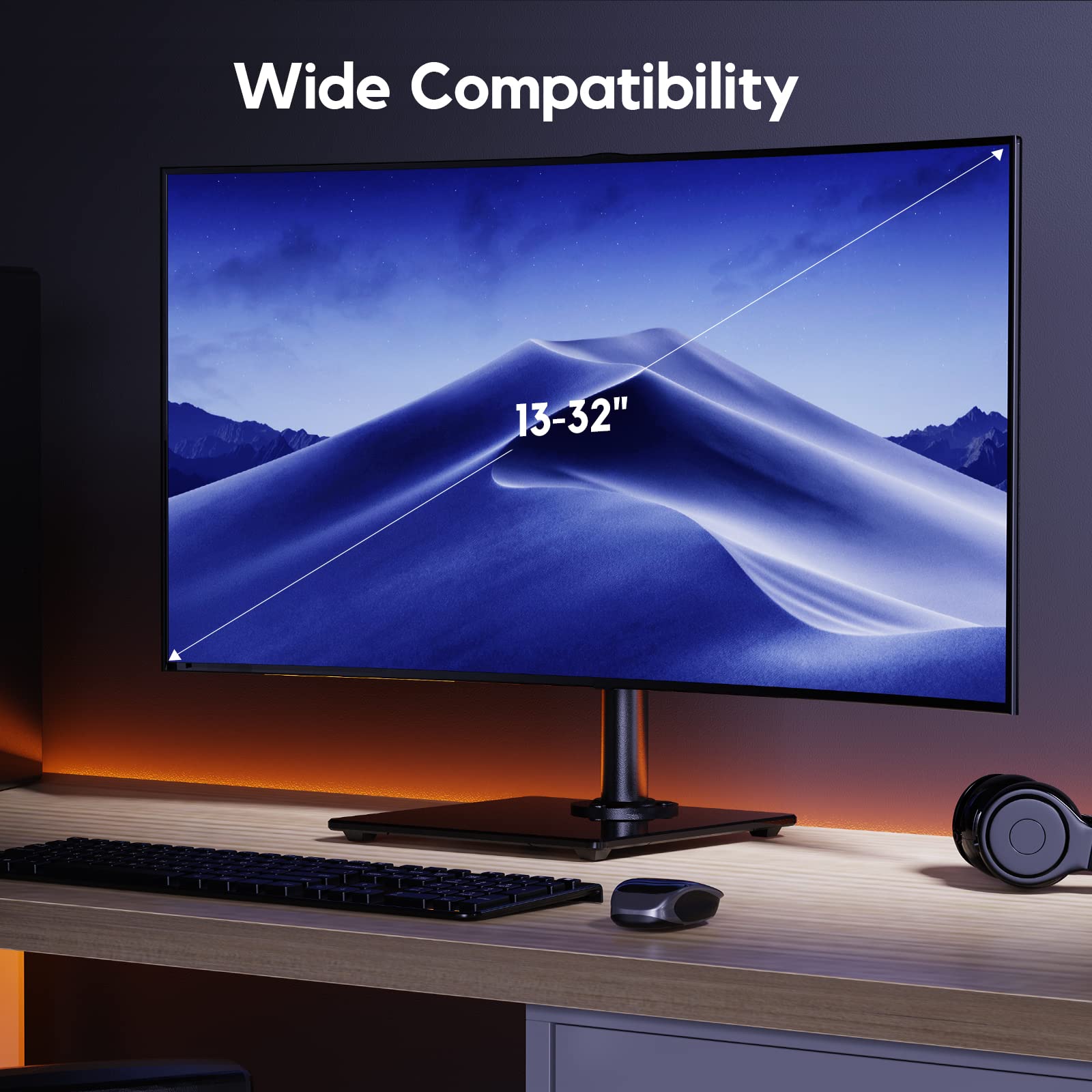 Buy ErGear Single Monitor Stand for 13”32” Screen, Freestanding