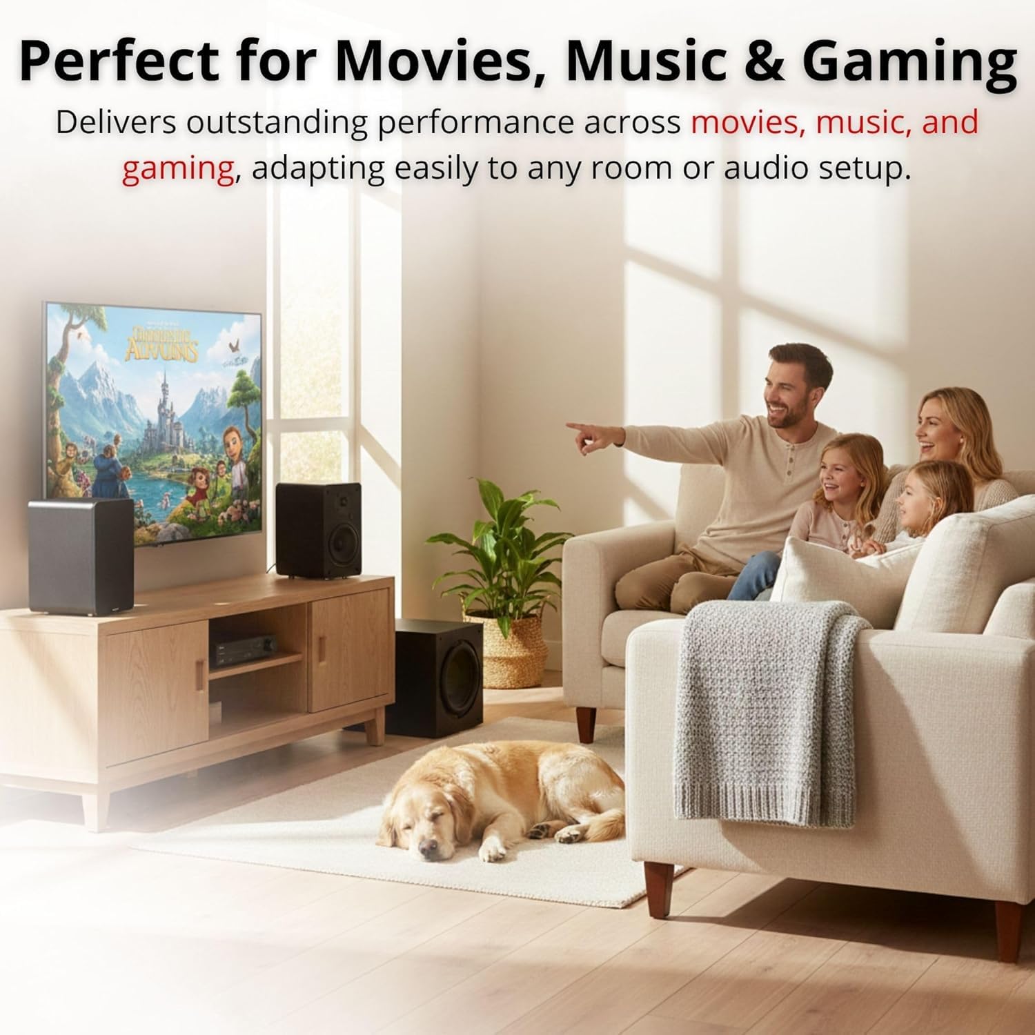 VULKKANO SUB12 Subwoofer attivo da 12 pollici, frequenza di 40 Hz - 200 Hz, 200 W
