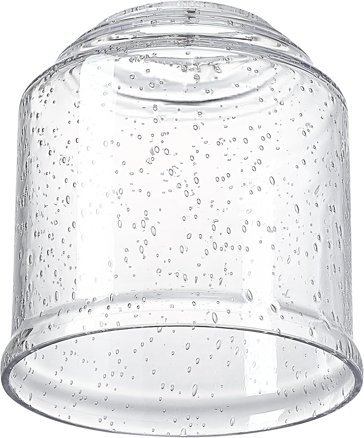 4.75" Seeded Glass Shade Replacement,Thick Cylinder Glass Shade for Bathroom Vanity Light,Pendant Light Kitchen Island,Chandelier,Wall Sconce. 4.75W*6.25H. BD005-Shade