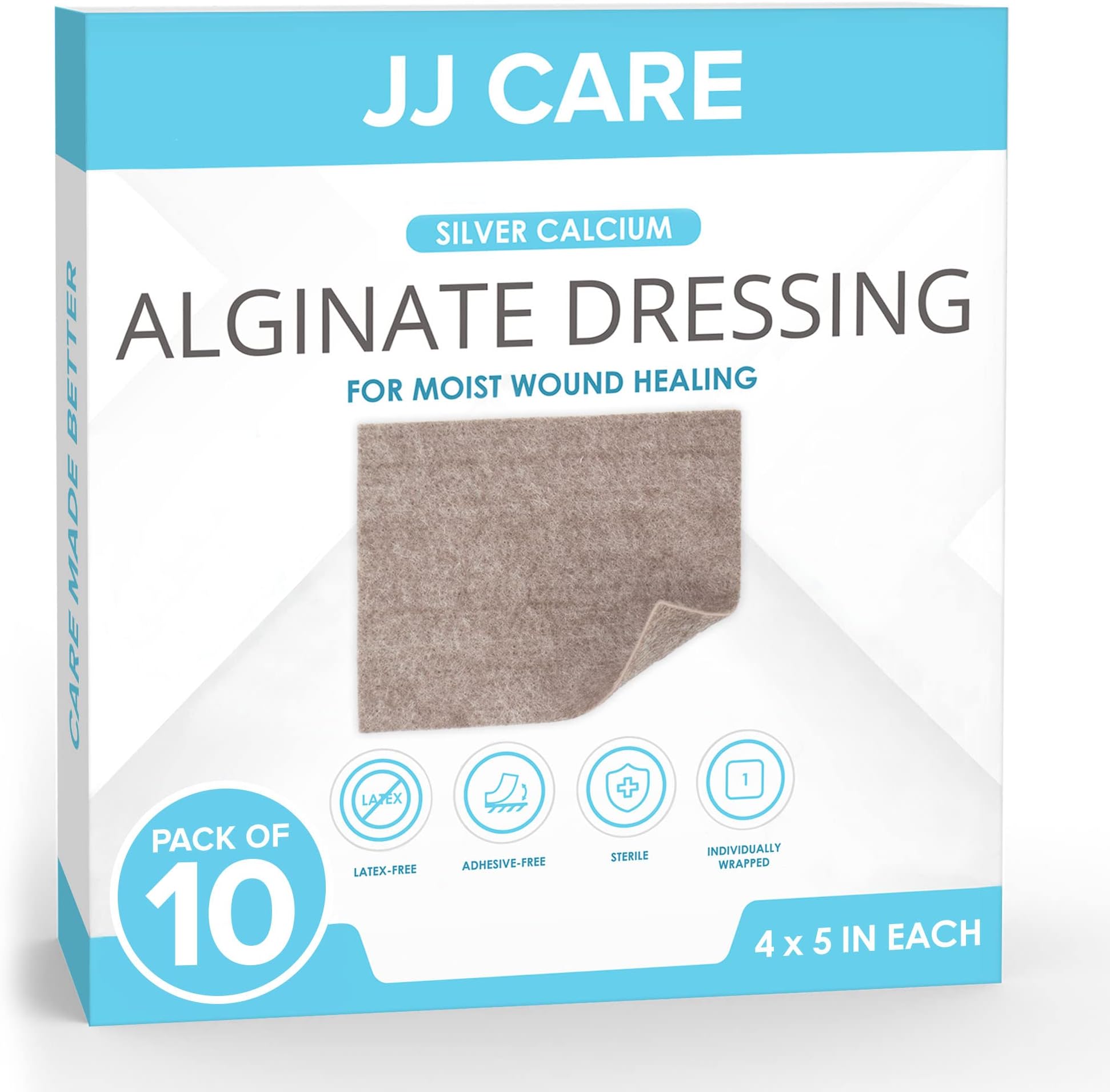 Silver Calcium Alginate Wound Dressing, Highly Absorbent Silver Wound Dressing