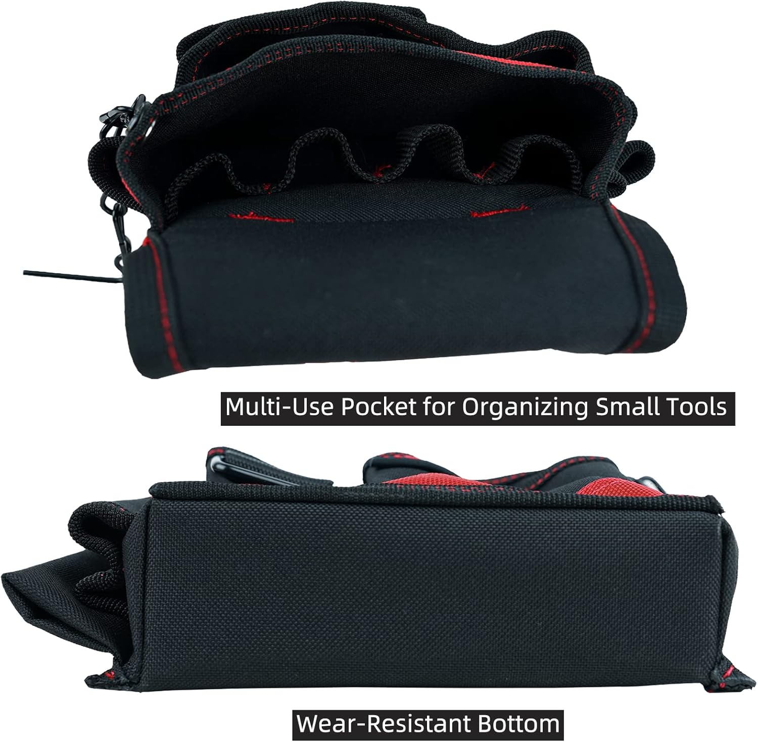 KUNN Electrician Tool Pouch Red & Grey