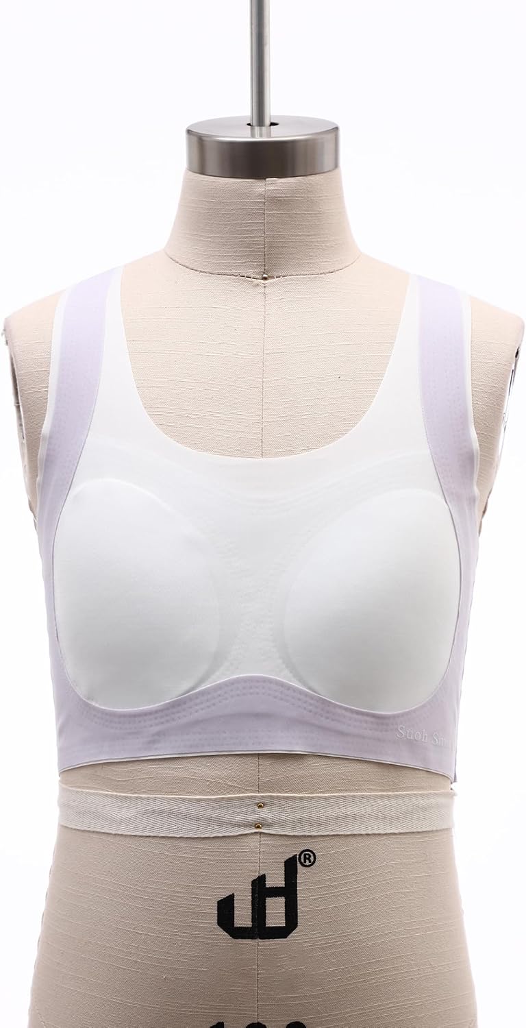 Kids Teens Girls Training Bra Underwear Seamless Bras Fixed Pads Breathable Stretch