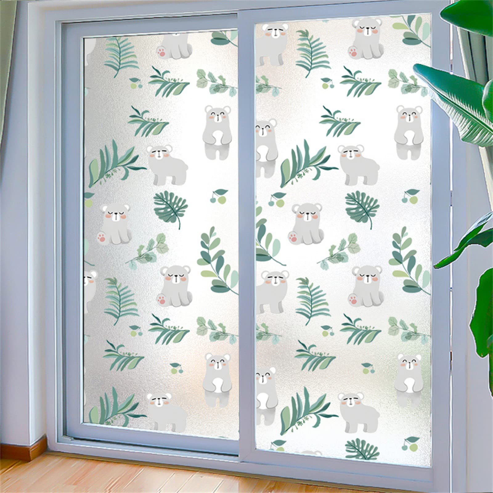 Pellicola per vetri oscurante,Pellicola privacy finestre,anti-peeping,Autoadesive,Anti-UV,Aperto per i bambini ,Ideale per Ufficio Camera da Letto Sala(90cmx200cm)