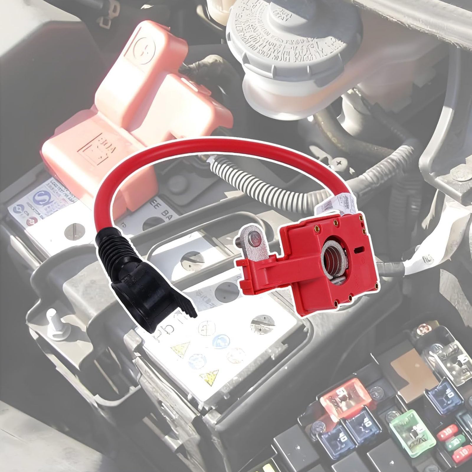 Câble de borne de batterie positif pour E82 F06 F07 F10 F12 61129217036 61129217035 9217036 - Connecteur de batterie positif