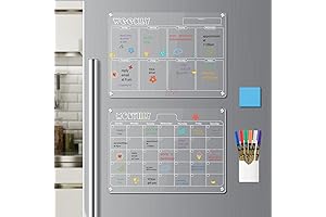 Calendario Acrilico Magnetico Para Refrigerador 2023