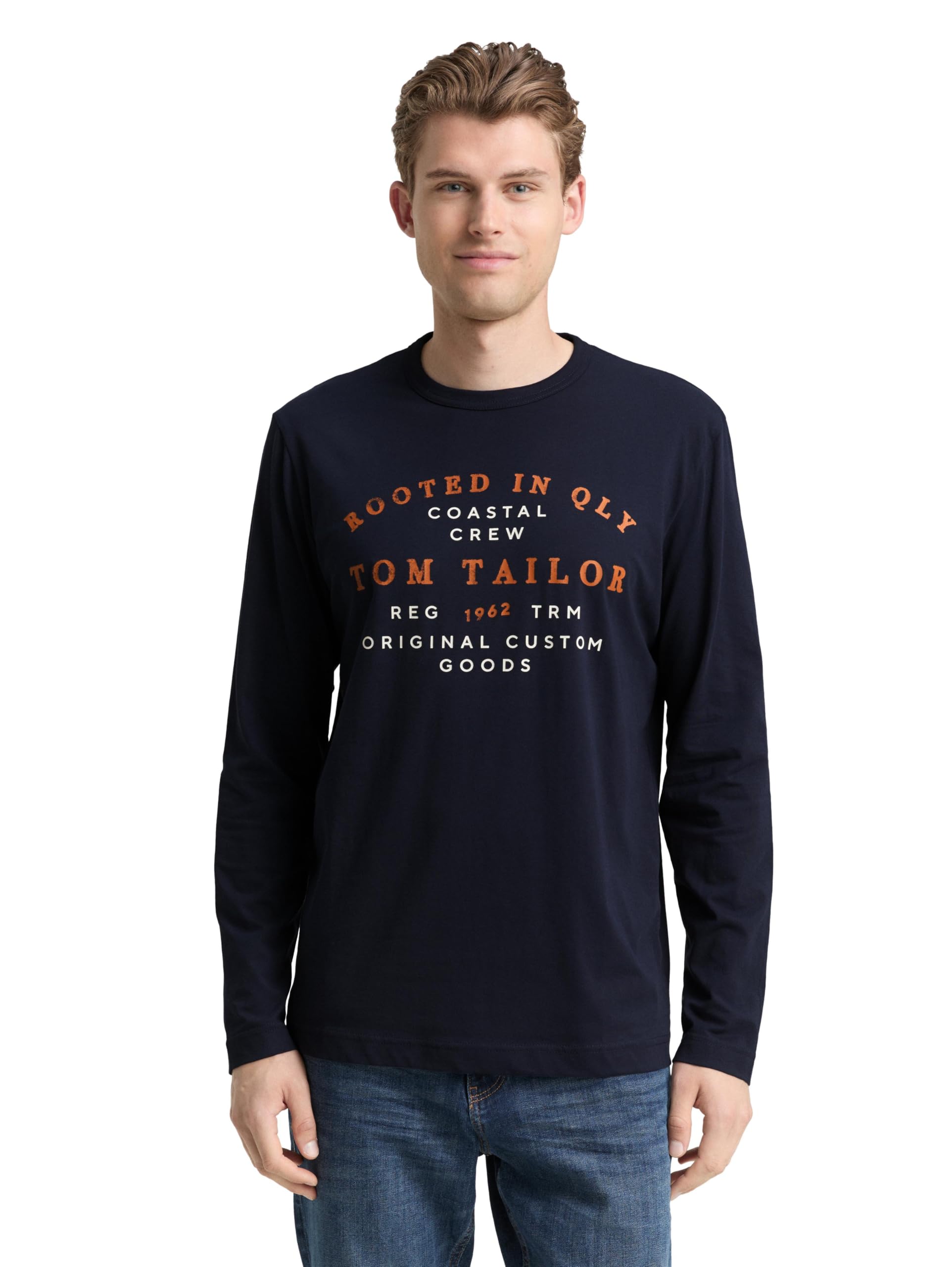 TOM TAILOR Herren Longsleeve T-Shirt