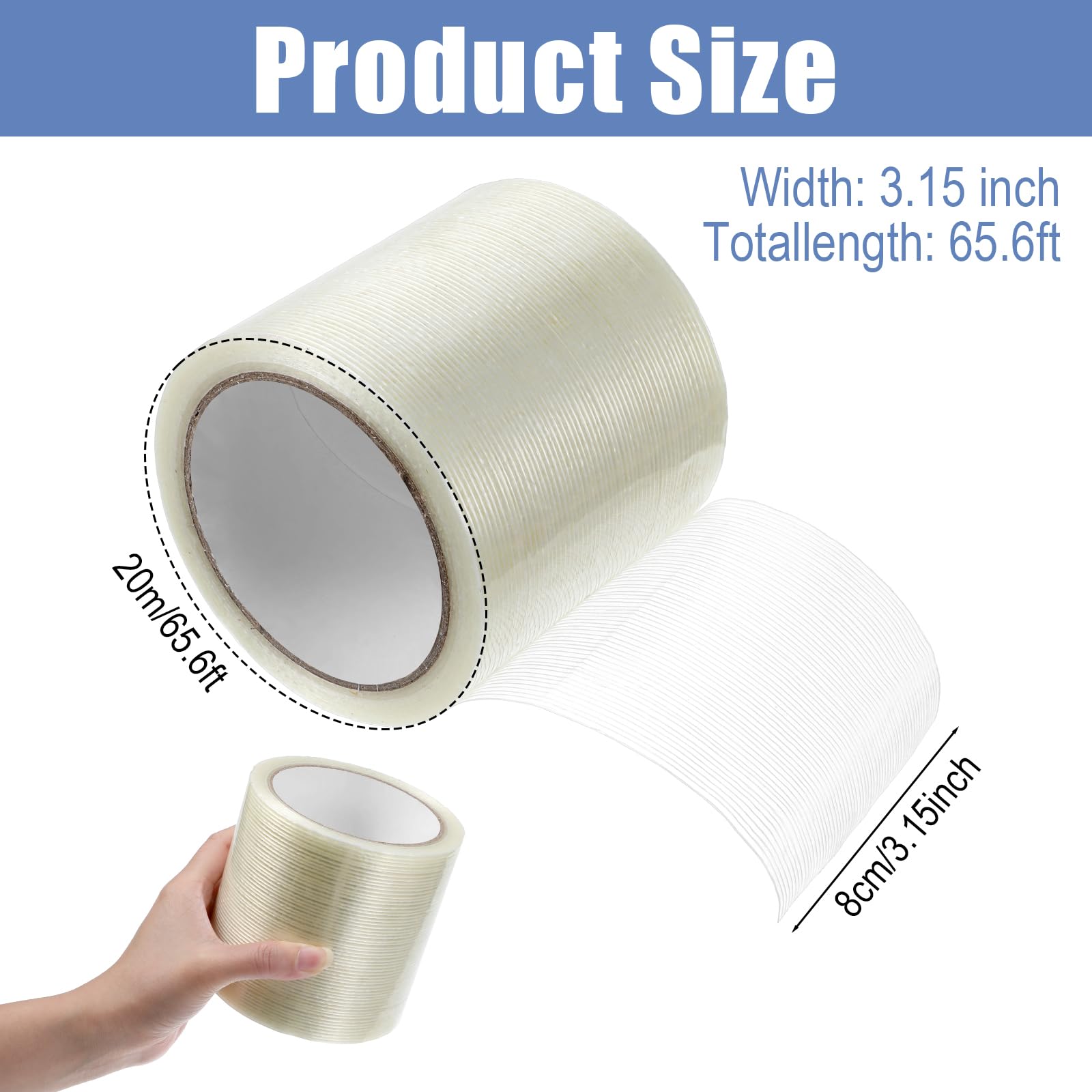 20 m x 8 cm taśma naprawcza do markizy, wodoszczelna taśma naprawcza namiotu, zestaw naprawczy do naprawy pęknięć, do płótna żaglowego, markizy, namiotu kempingowego i plandeki outdoorowej