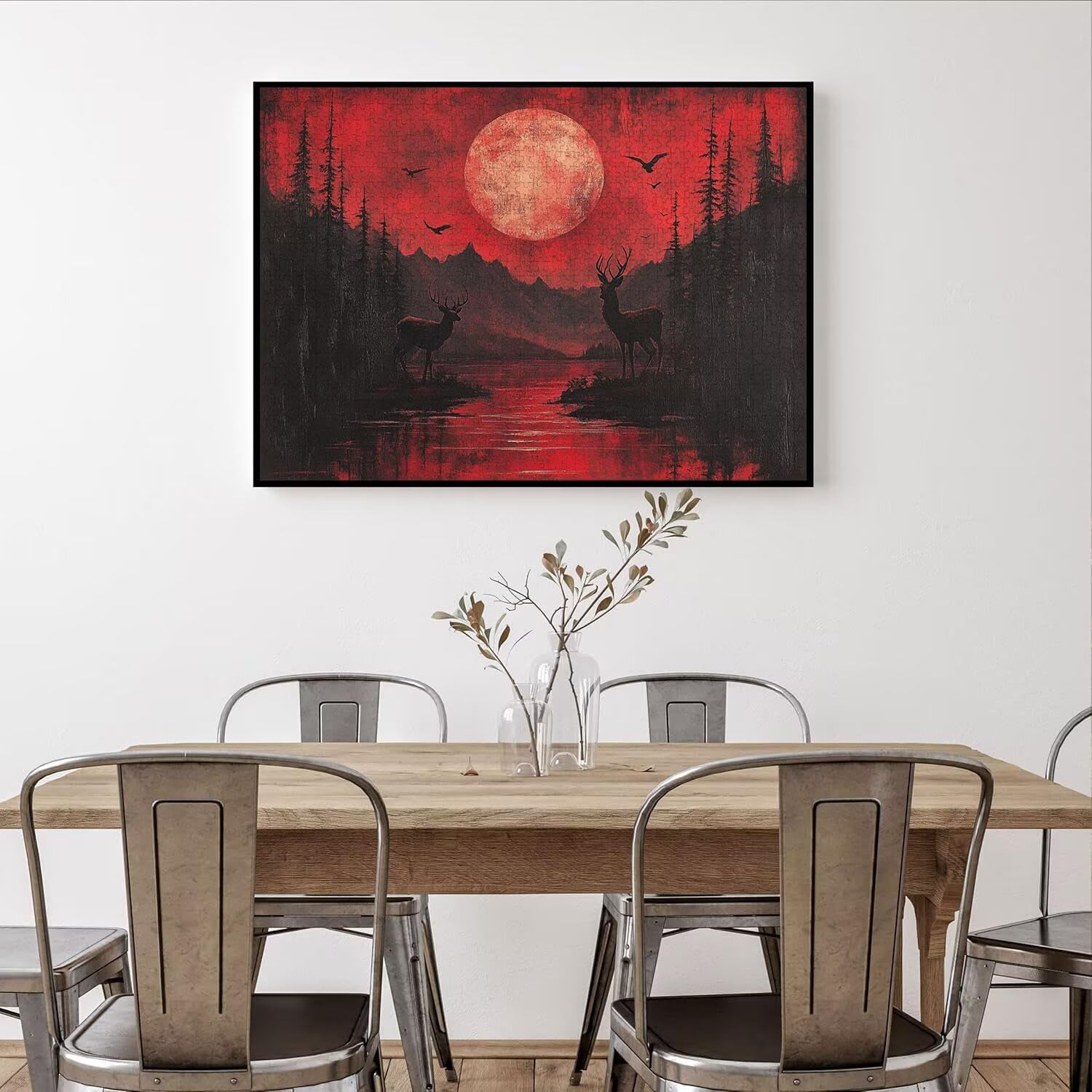 Puzzle 4000 Pezzi Il paesaggio Puzzle Classici per Gioco Familiare, n-355 | Impossibile Puzzles, Intrattenimento Creativo, Rilassamento e Intelligence, Regalo per Amore e Amico, Decorazioni Casa, cervo
