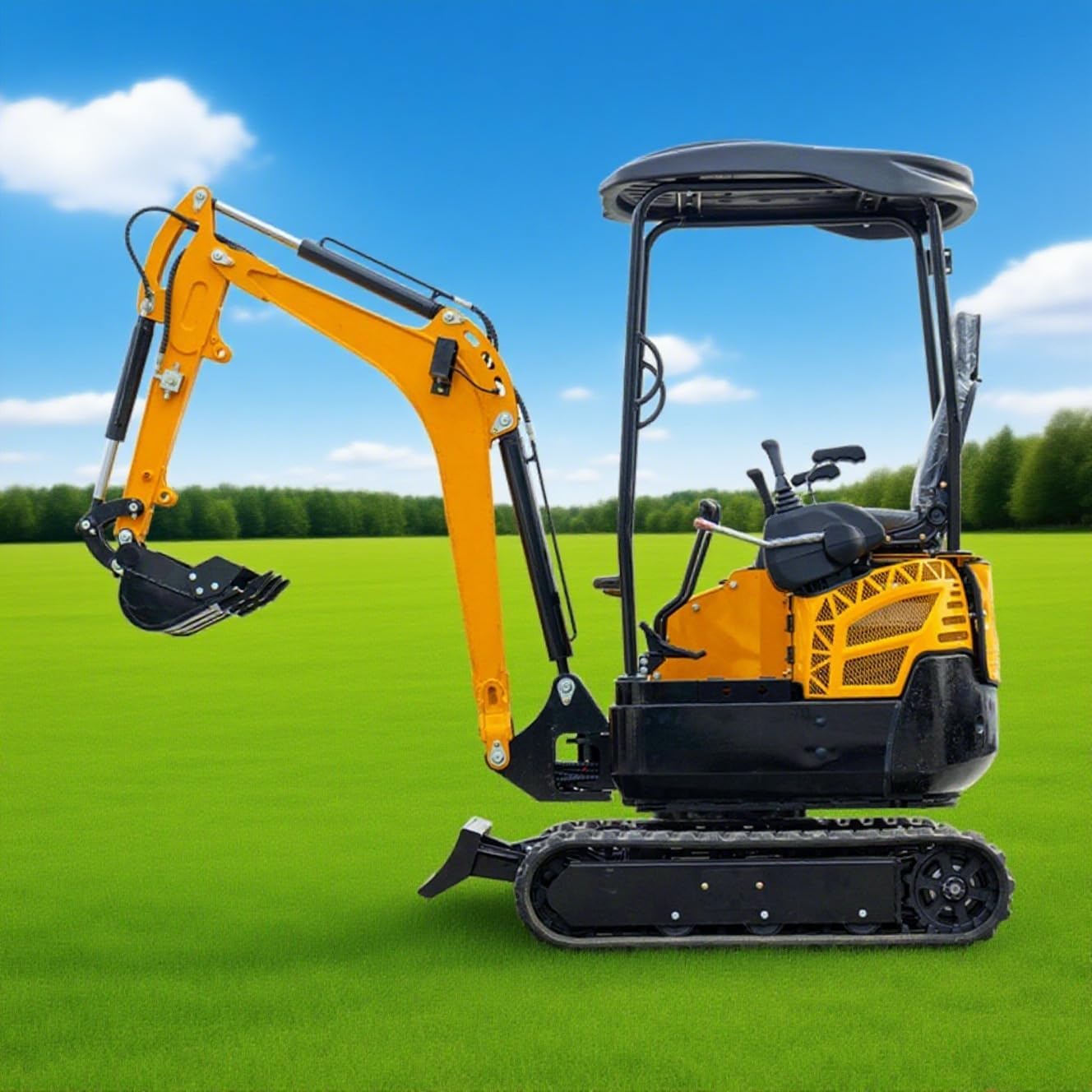 1.8 Ton Mini Excavator – Strong, Stable & Efficient Compact Digger for Construction, Landscaping, Utility Work & Agricultural Projects