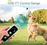 Vista 4 de Bousnic Collar de choque para perros – Collar de entrenamiento eléctrico impermeable recargable con control remoto para perros pequeños, medianos