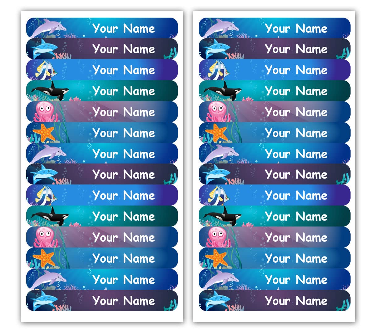Mini Labels for School Stationery - 30nos (Under The Sea) (B0BGFFZJK7) Amazon Price History, Amazon Price Tracker
