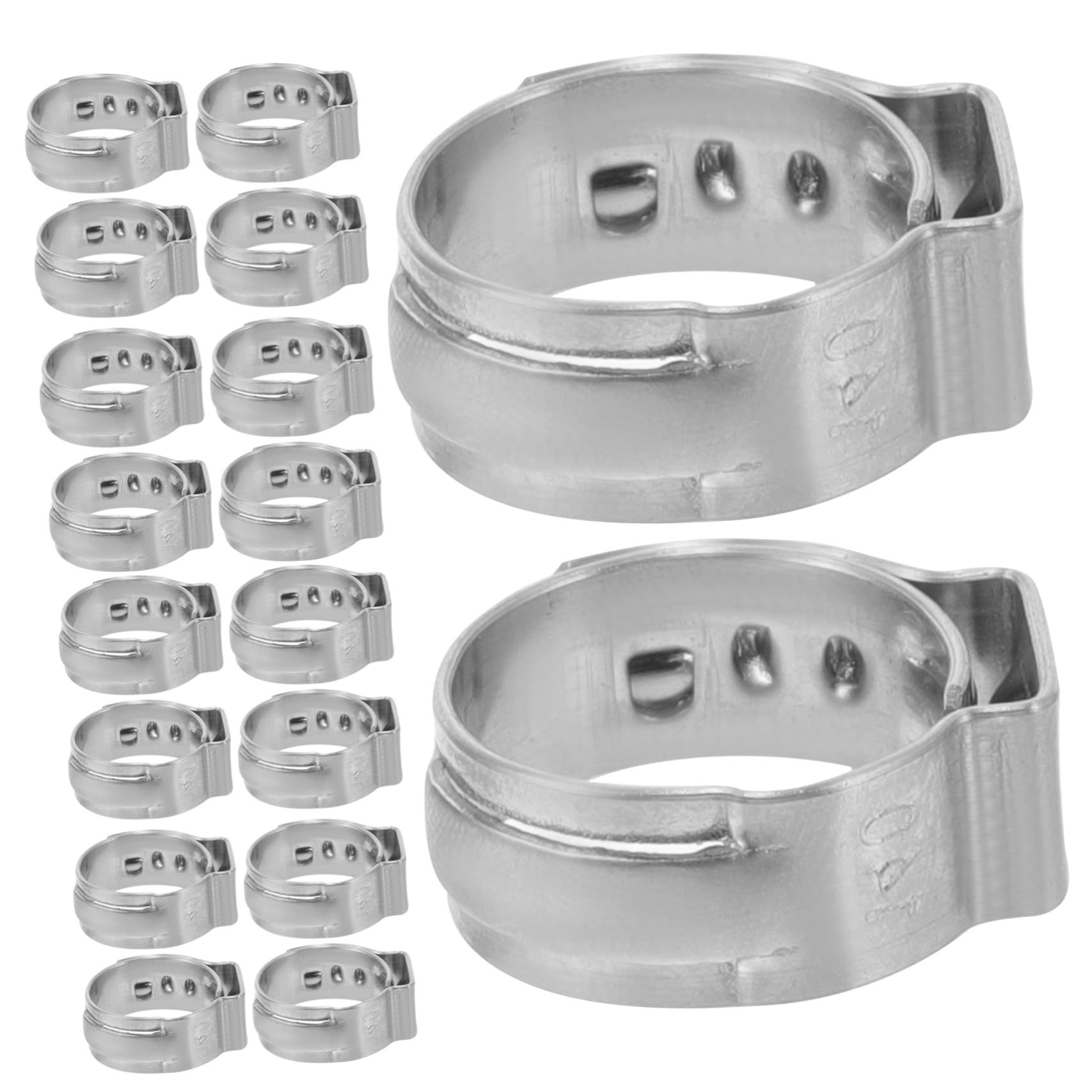 5 Ensembles Clips De Serrage Inoxydable Lot De Anneaux Pex Pour Tuyaux Outil De Montage Pour Connexion Étanche Durable 50 Pièces * 5
