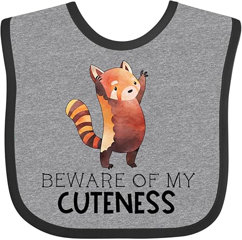 Miniatura 8 de inktastic Beware Of My Cuteness Cute Red Panda Babero