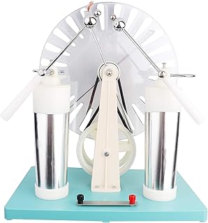 Physics Static Generator, 23008 Metal Physics Experiment Static Machine Electrostatic Induction Electricity Generator with Conductive Material, for Electrostatic Experiments
