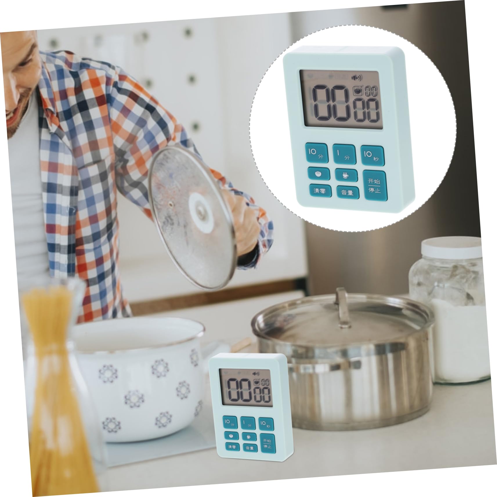 OUNONA 4pièces Minuteur Mécanique De Cuisine Chronomètre De Bureau pour Apprentissage Et Et Pratique pour Et