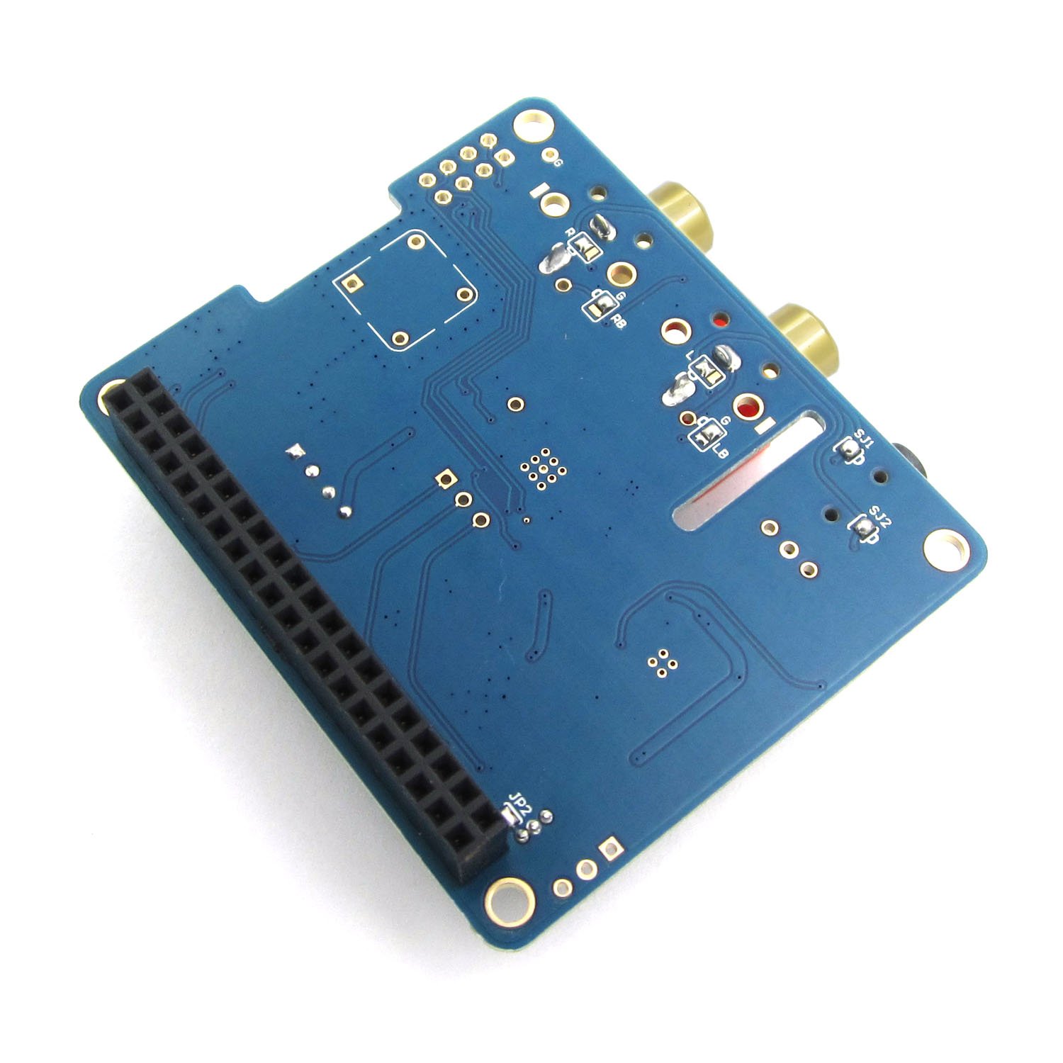 DollaTek Scheda Audio DAC II HiFi | ES9018K2M | 384 kHz / 32 Bit | Alta risoluzione | Formato DSD supportato | per Raspberry Pi 3 Modello B / 3B / 2B